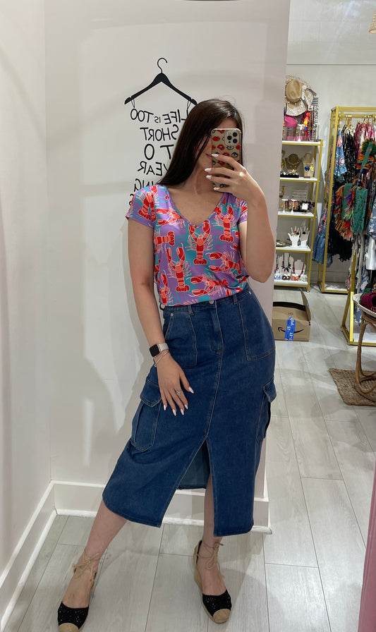 Lobster Blouse - Grace and Gala Boutique
