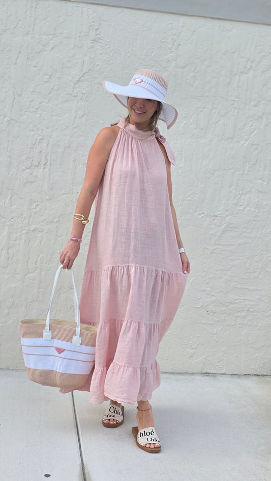 Clarna Linen Dress